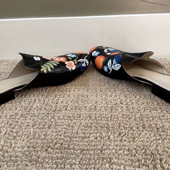 Alepel Floral Leather Mules - size 10 - Picture 8 of 10